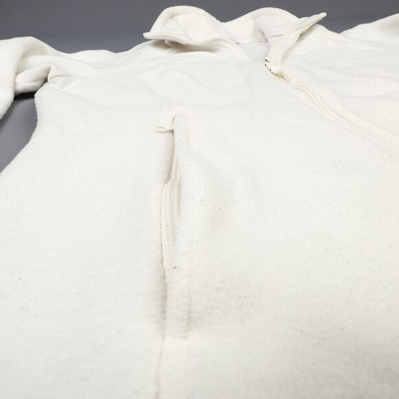 Columbia Womens XL Benton Spring Fleece Full Zip Jacket White *Read* - Picture 8 of 12